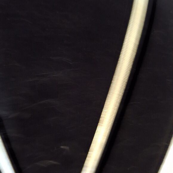 A Double Chain Women's Pendant Necklace Garnet Colored Glass Pendant - Picture 3 of 9